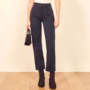 Reformation Alicia Pant in Navy 25